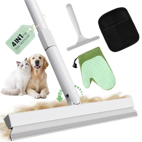 4-in-1 pet hair remover kit - Pearl White