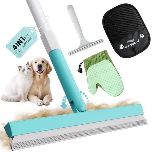 4-in-1 pet hair remover kit - Blue