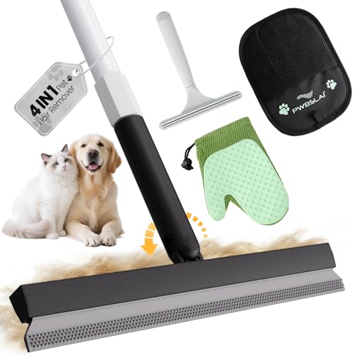 4-in-1 pet hair remover kit - Black