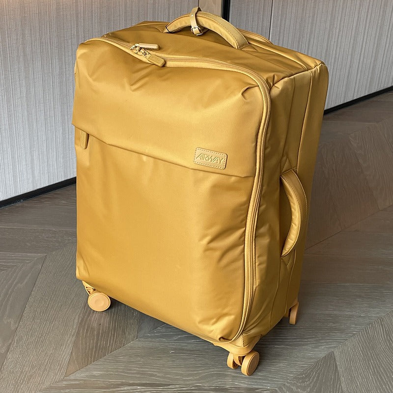 AIRWAY Lightweight Waterproof Oxford Front-Opening Spinner Luggage - Sage Green